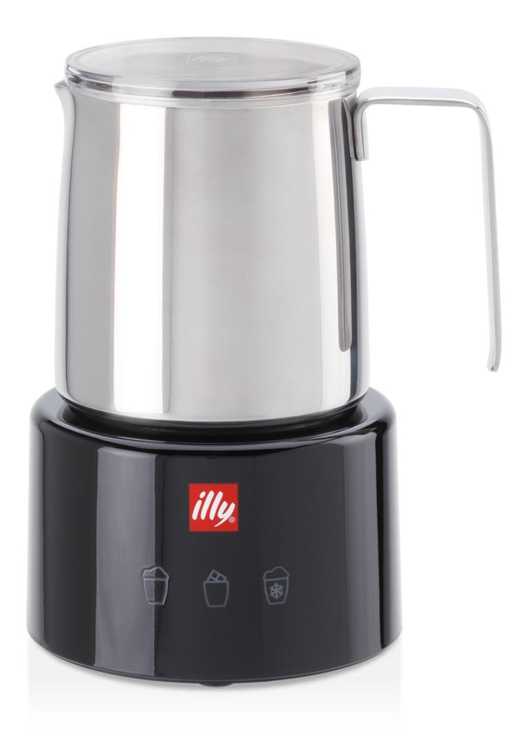 illy - Melkopschuimer 250 ml 23760 - Zwart