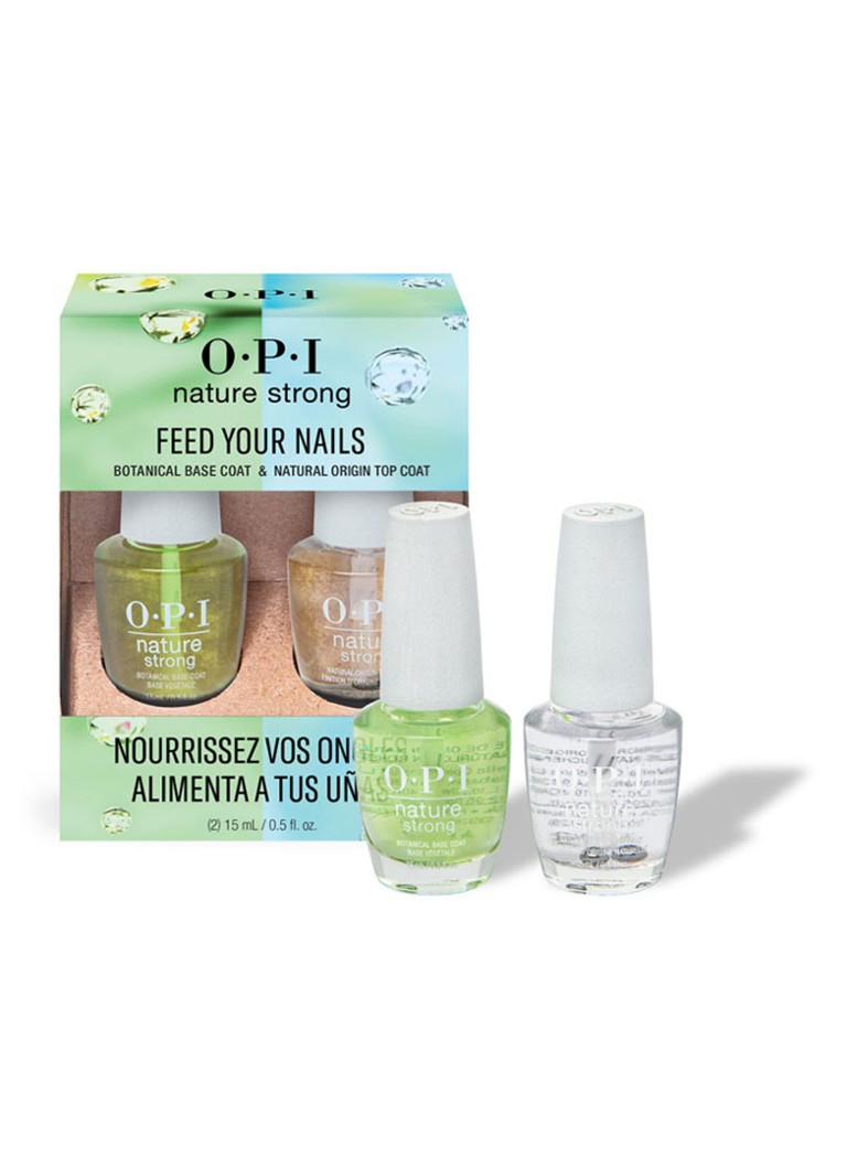 OPI Nature Strong Base & Top Duo Pack - nagellak set