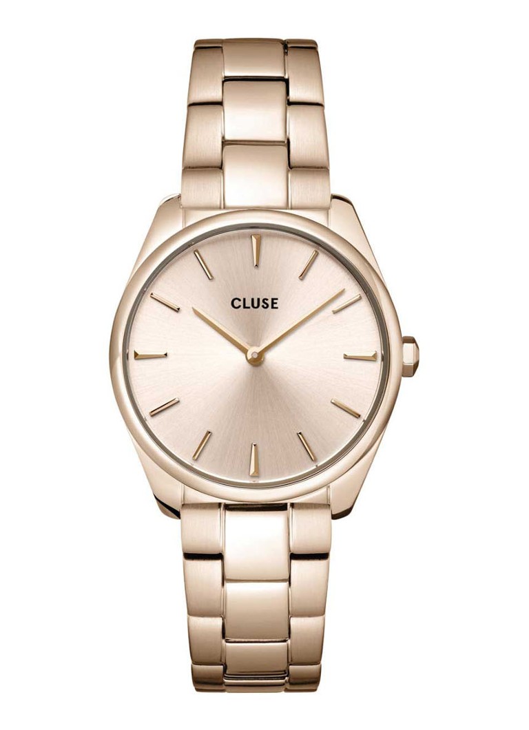 Cluse Horloges Feroce Petite Steel Gold Colored Roze online kopen