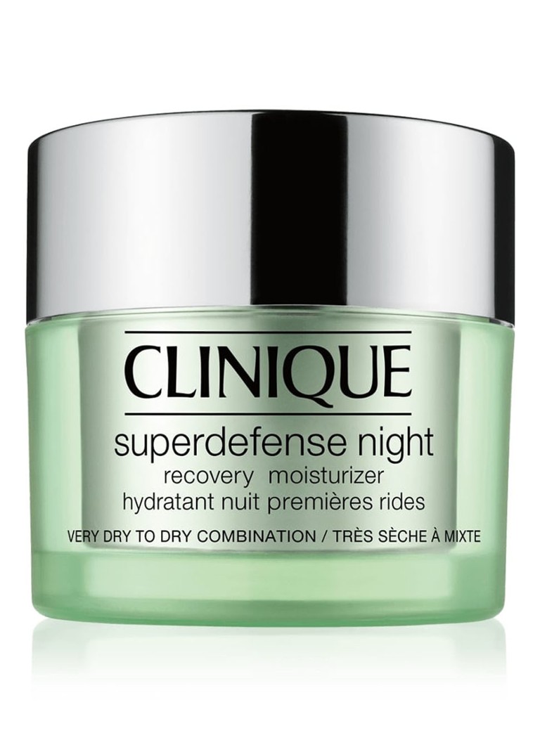 Clinique Superdefense Night Cream - droge/gecombineerde huid - nachtcrème