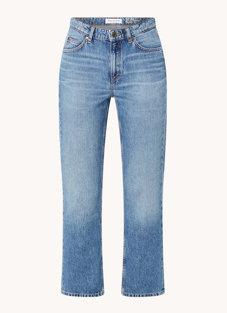 Marc O'Polo Linde high waist straight leg cropped jeans