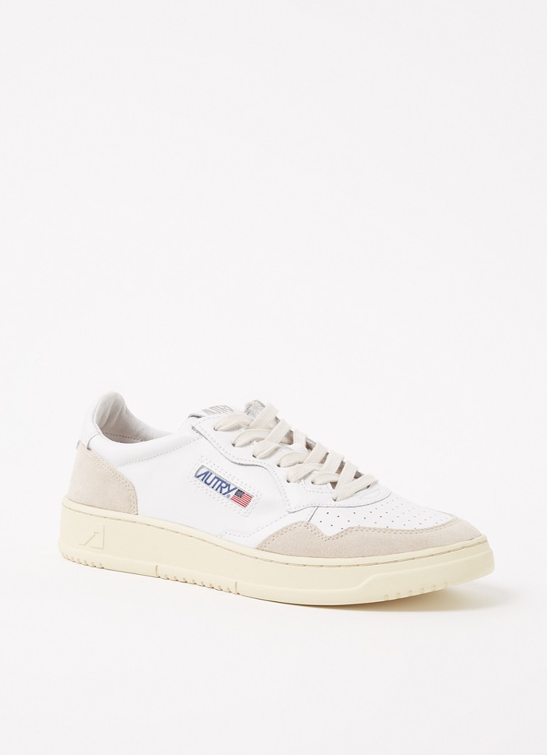 Autry Medalist sneaker van leer met suède details