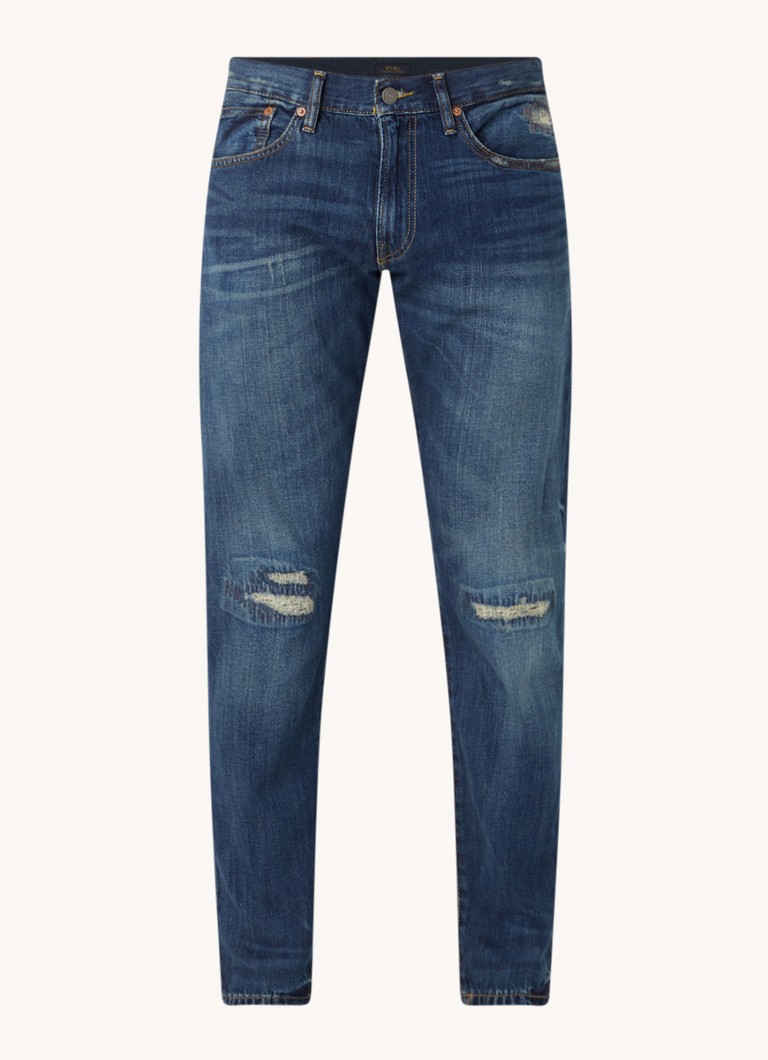 Ralph Lauren Slim fit jeans met donkere wassing