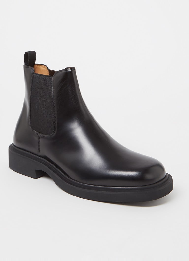 Sandro Chelsea boot van leer