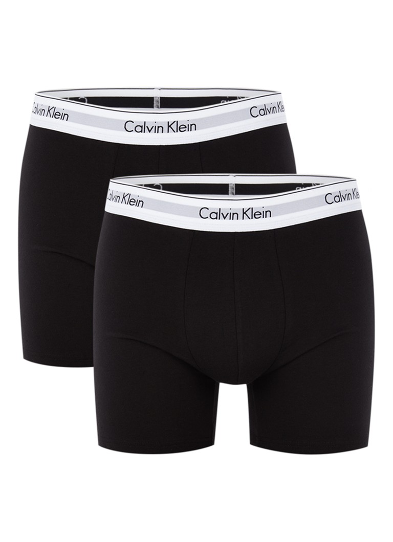 Calvin Klein Boxershorts met logoband in 2-pack