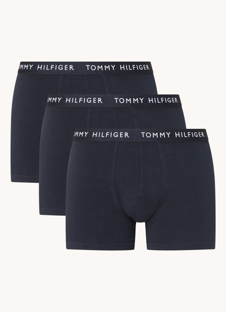 Tommy Hilfiger Boxershorts met logoband in 3-pack