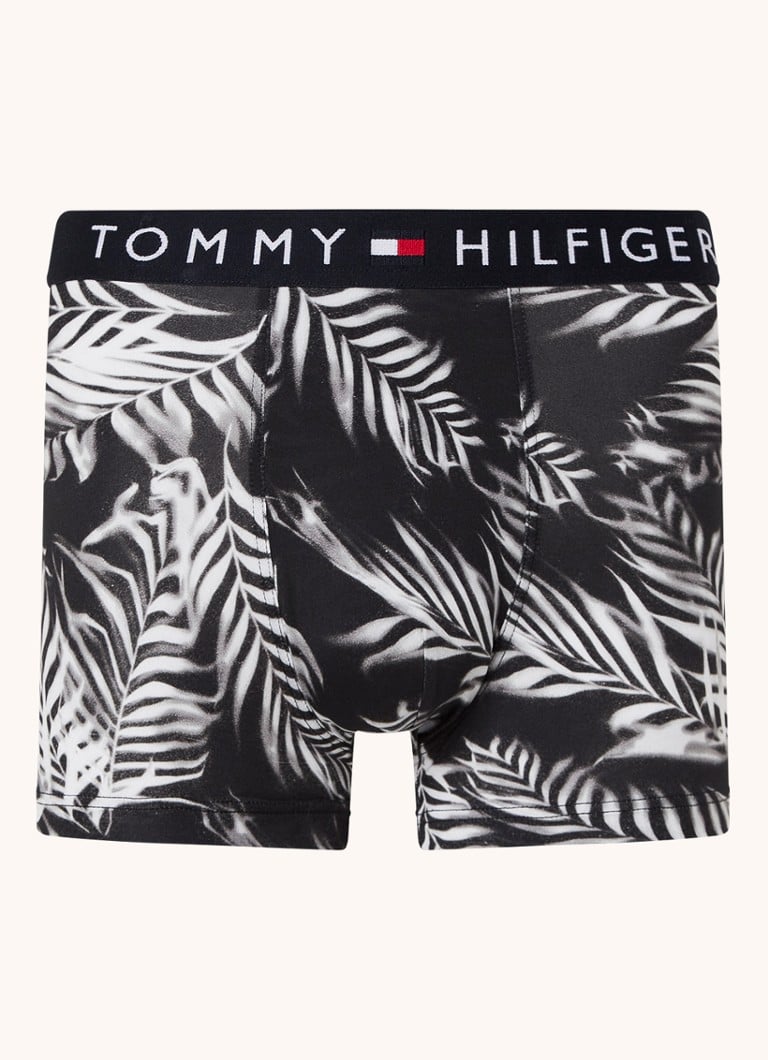Tommy Hilfiger Boxershort met logoband en bladprint