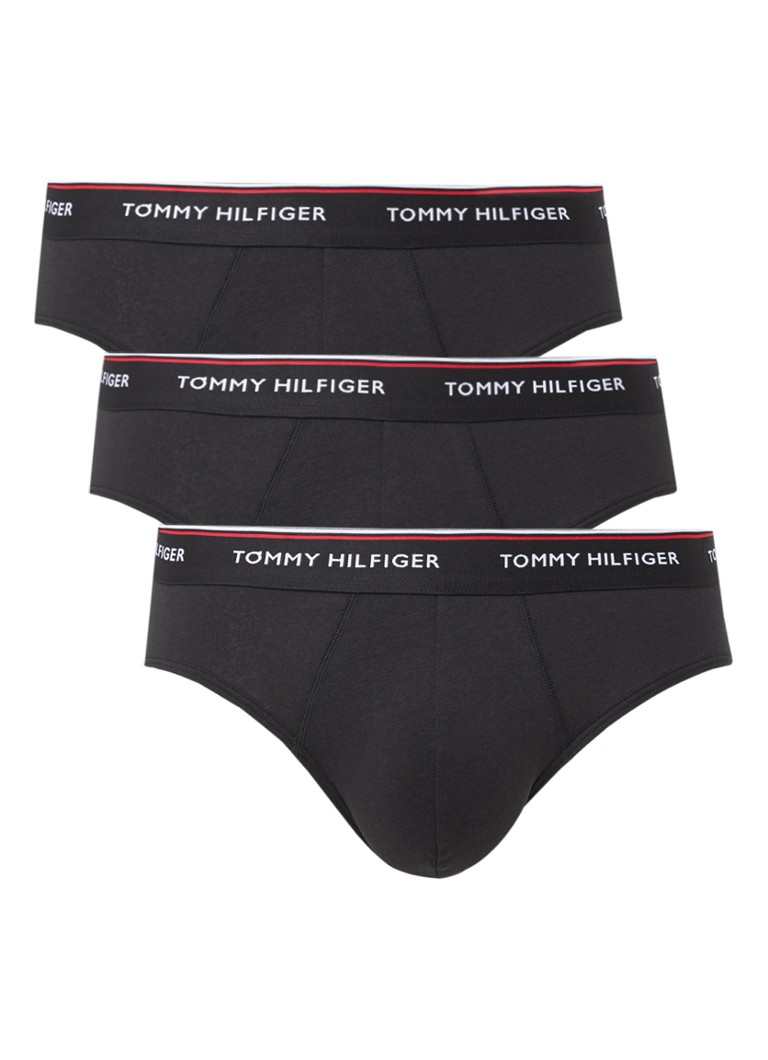 Tommy Hilfiger 3-pack slip met logoband