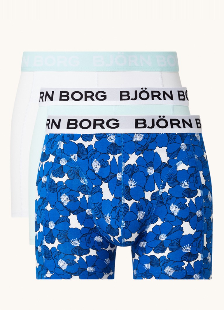 Björn Borg Boxershorts mit Logostreifen im 3er-Pack