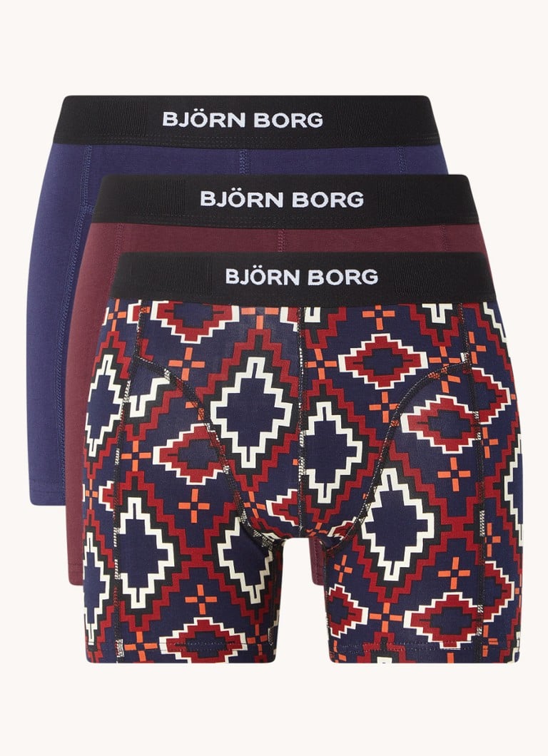 Björn Borg Premium Boxershorts mit Logostreifen im 3er-Pack