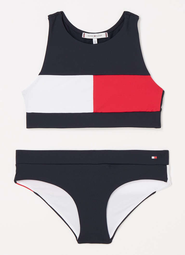 Tommy Hilfiger Swimwear Bustierbikini in crop top model online kopen