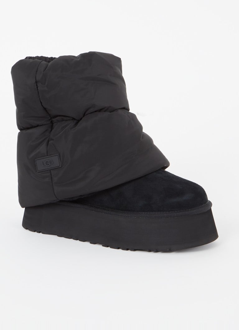 Ugg Classic Mini Dipper enkellaarsje van suède met afneembare beenwarmer