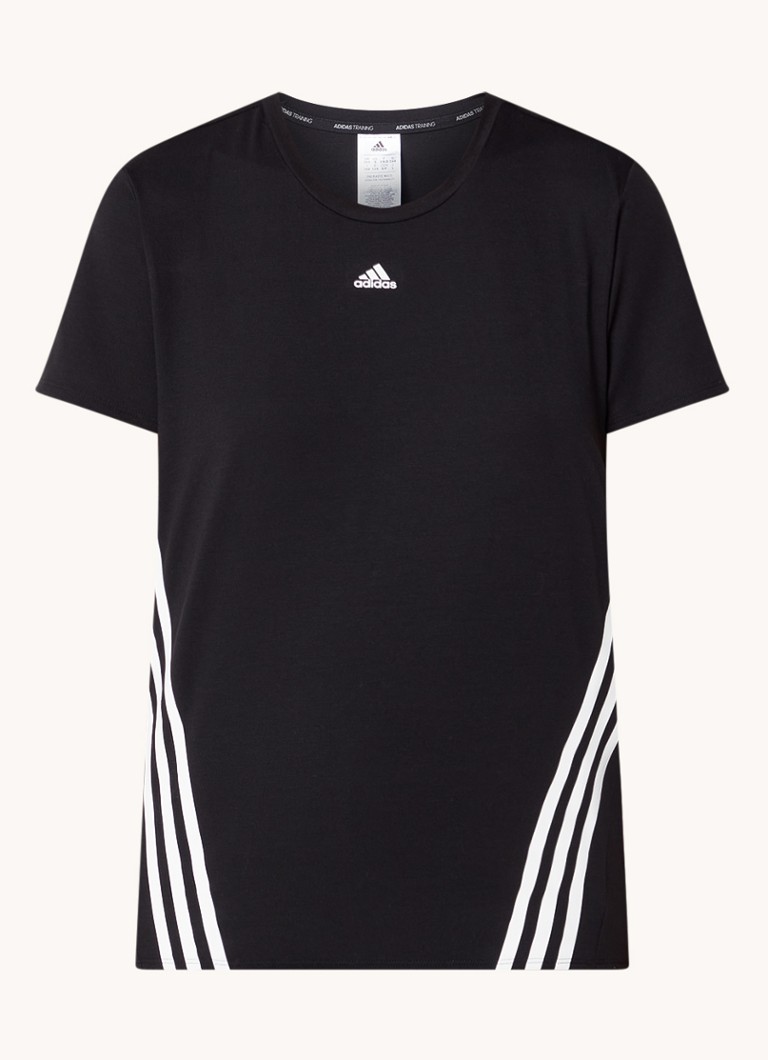 adidas Trainings T-shirt in lyocellblend met logoprint