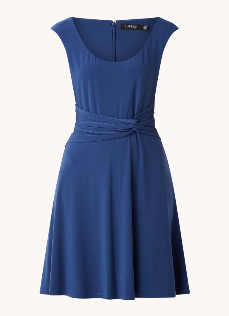 Ralph Lauren Mouwloze mini jurk met geknoopt detail online kopen