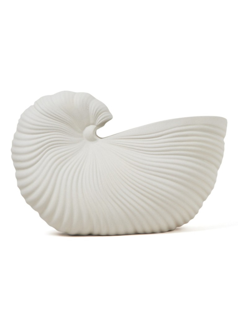 ferm LIVING Shell bloempot van aardewerk voor binnen 31 x 20 cm