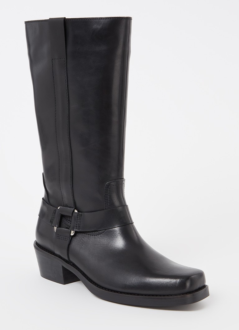 NIKKIE Avital biker boot van leer