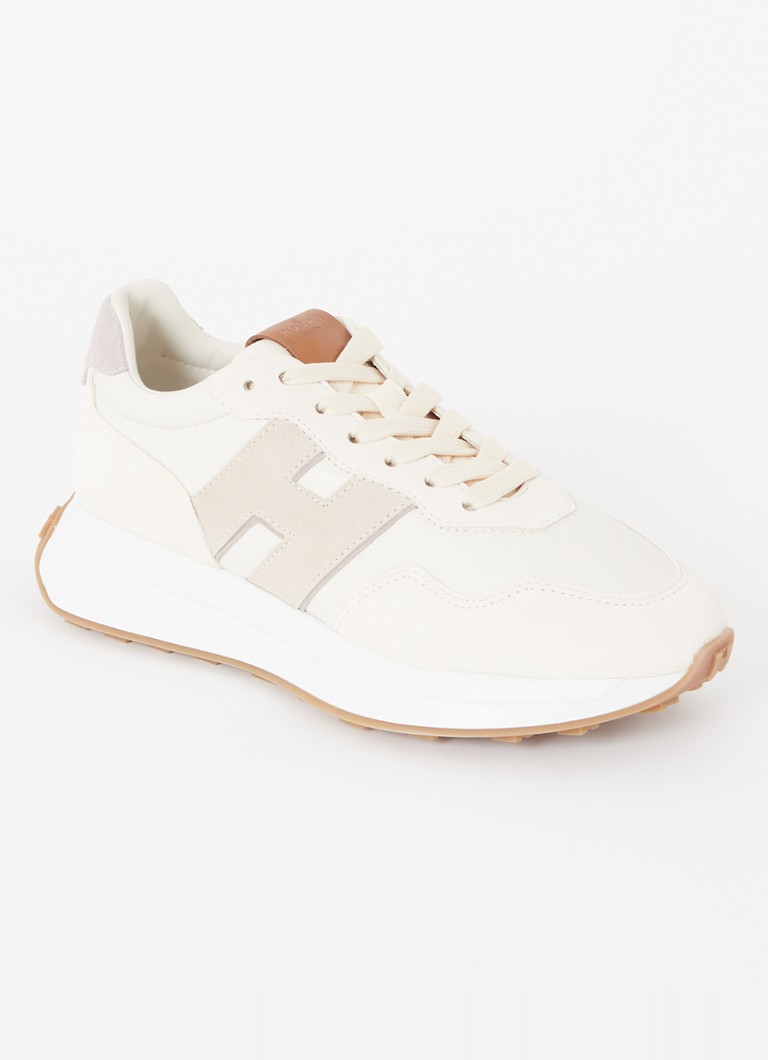 Hogan Runner sneaker van leer met suède details