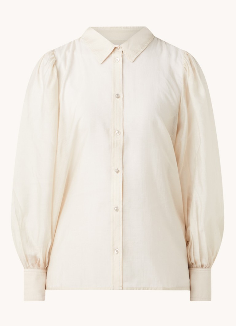 Modstr&#xF6, m Oskar semi transparante blouse in lyocellblend online kopen