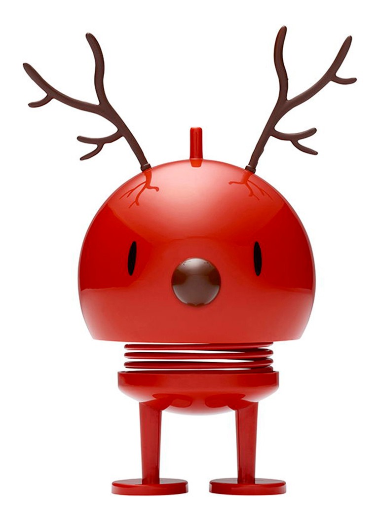 Hoptimist Reindeer Bumble M ornament 14 cm Rood - Deal