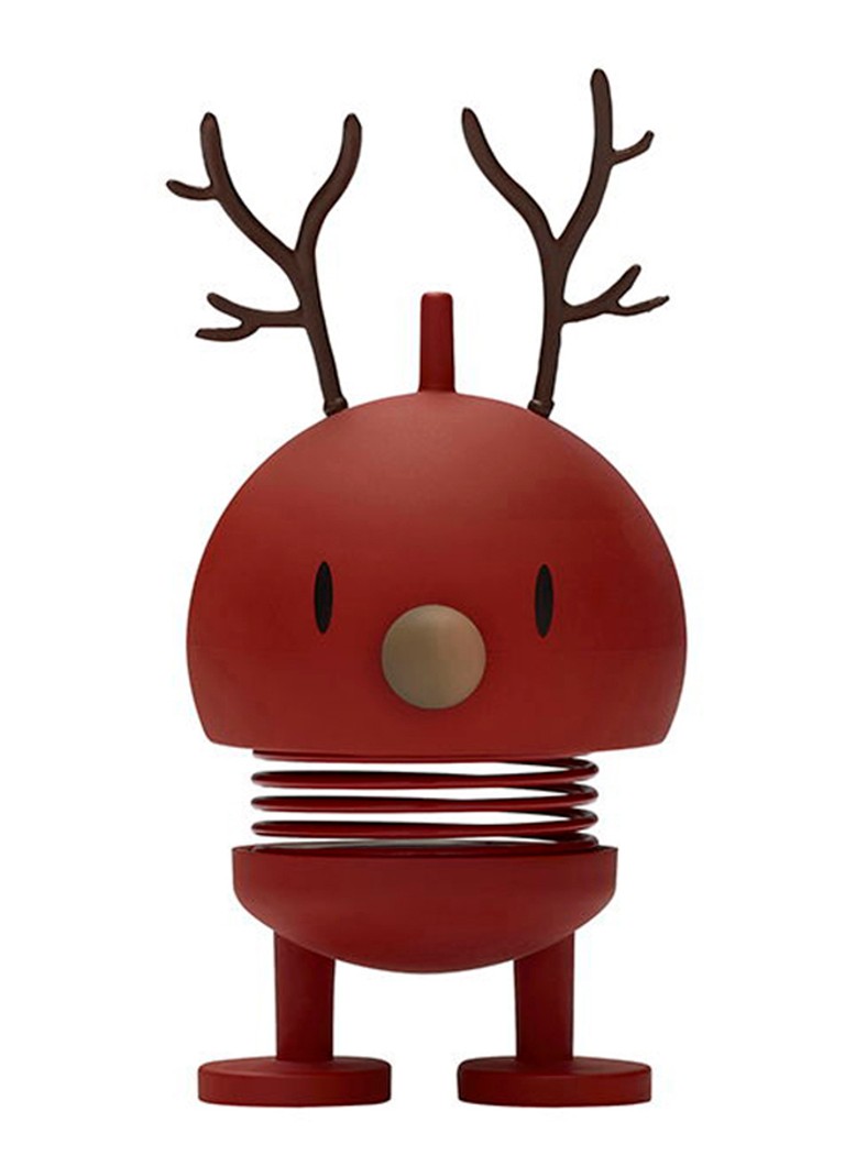 Hoptimist Soft Reindeer Bumble S ornament 7,2 cm Rood - Deal