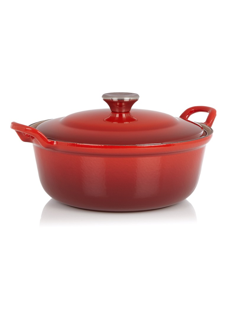 Le Creuset Faitout braad-/stoofpan Ø24 cm Kersenrood / Rood - Deal