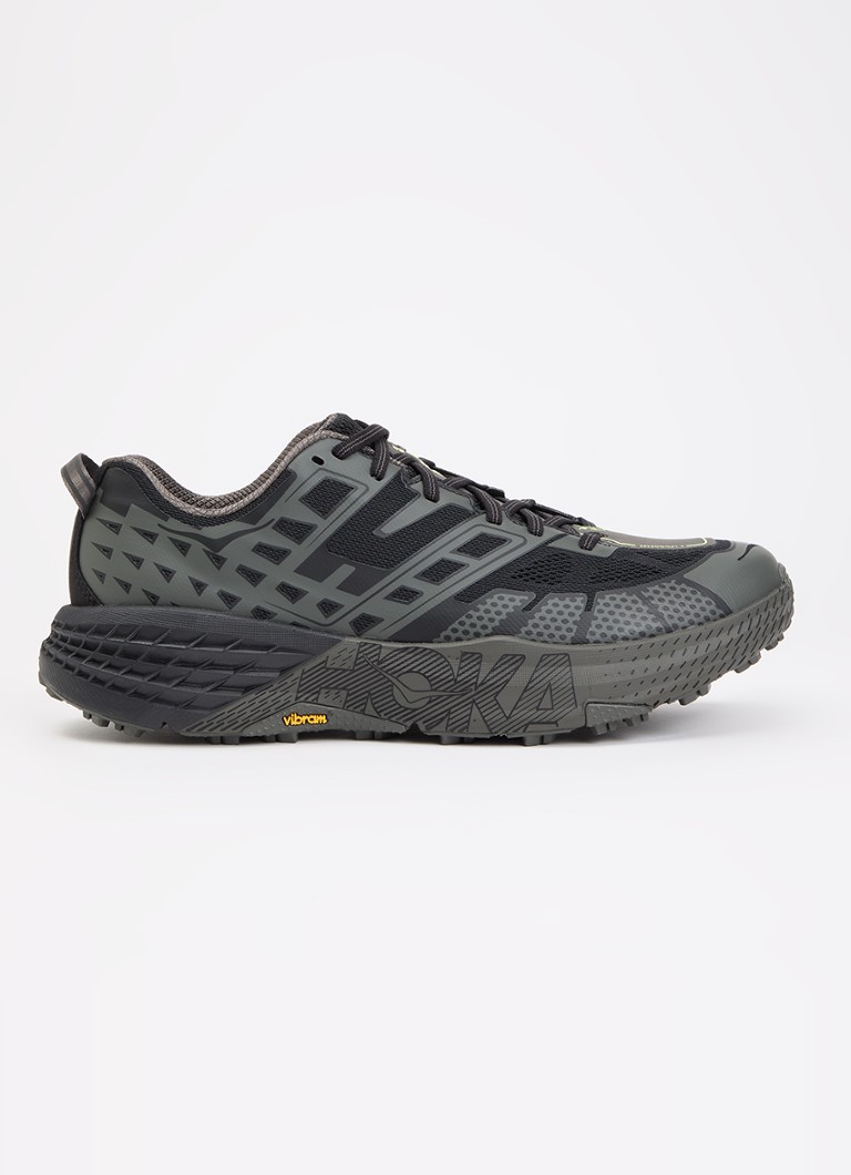 HOKA Heren Speedgoat 2 sneaker met mesh details in de kleur Zwart, maat: 42