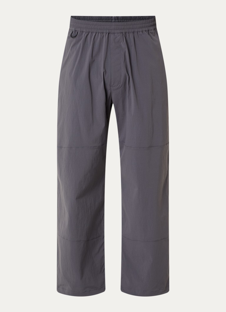 Snow Peak Heren Wide fit broek met steekzakken in de kleur Antraciet, maat: XL