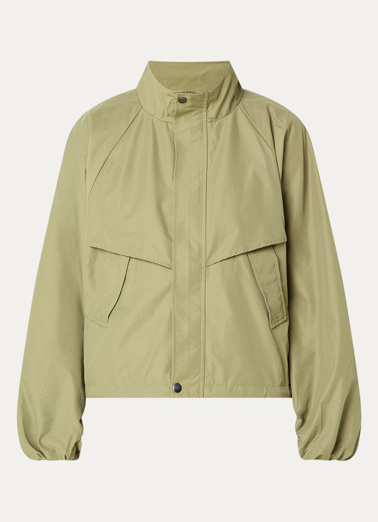 Co'Couture Dames Alora jack met steekzakken in de kleur Legergroen, maat: M