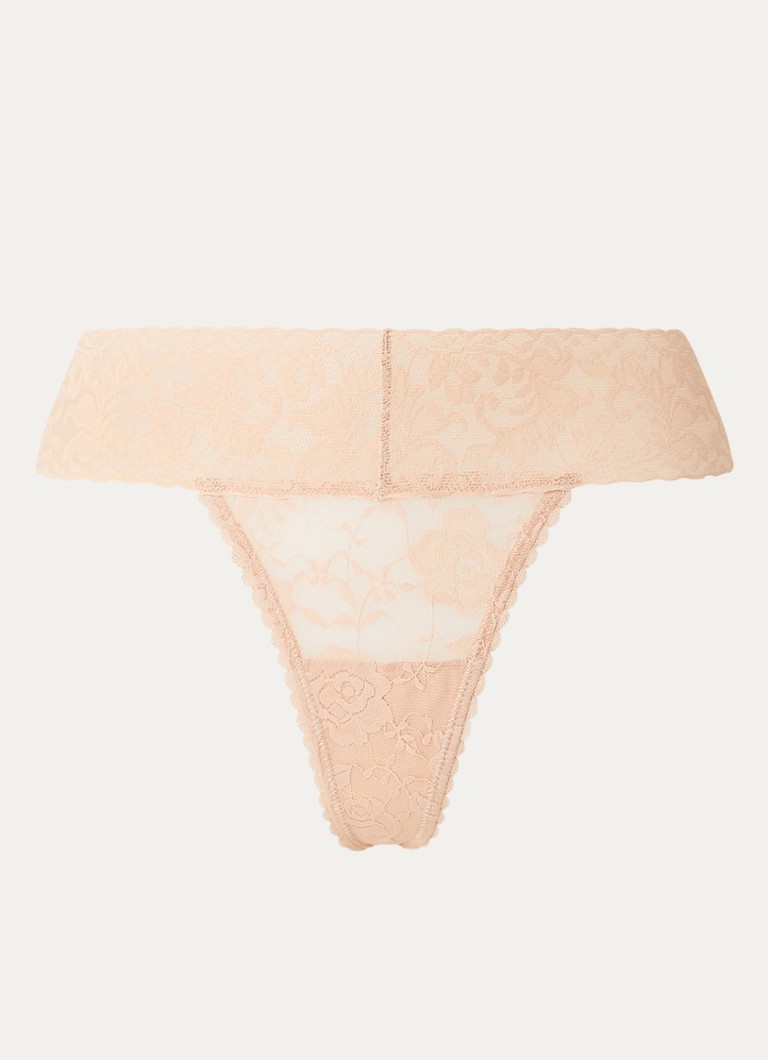 Sam Friday Dames Pam string van kant in de kleur Zand, maat: M