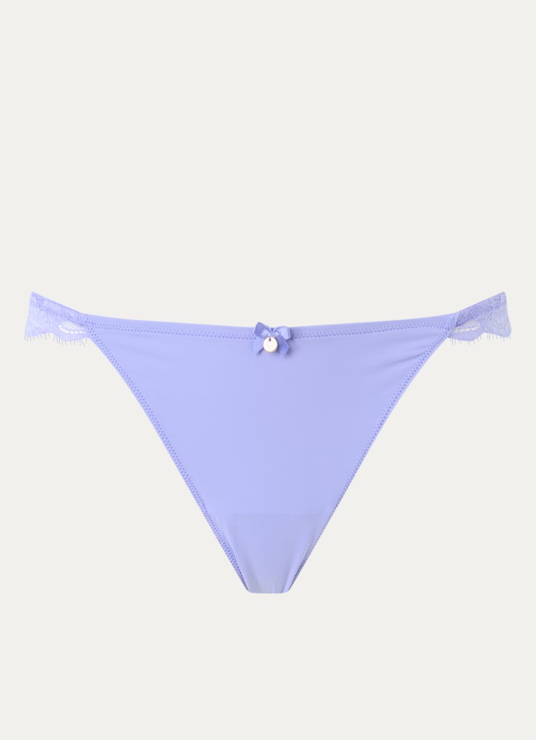 Sam Friday Dames Tia string van kant in de kleur Lila, maat: XL