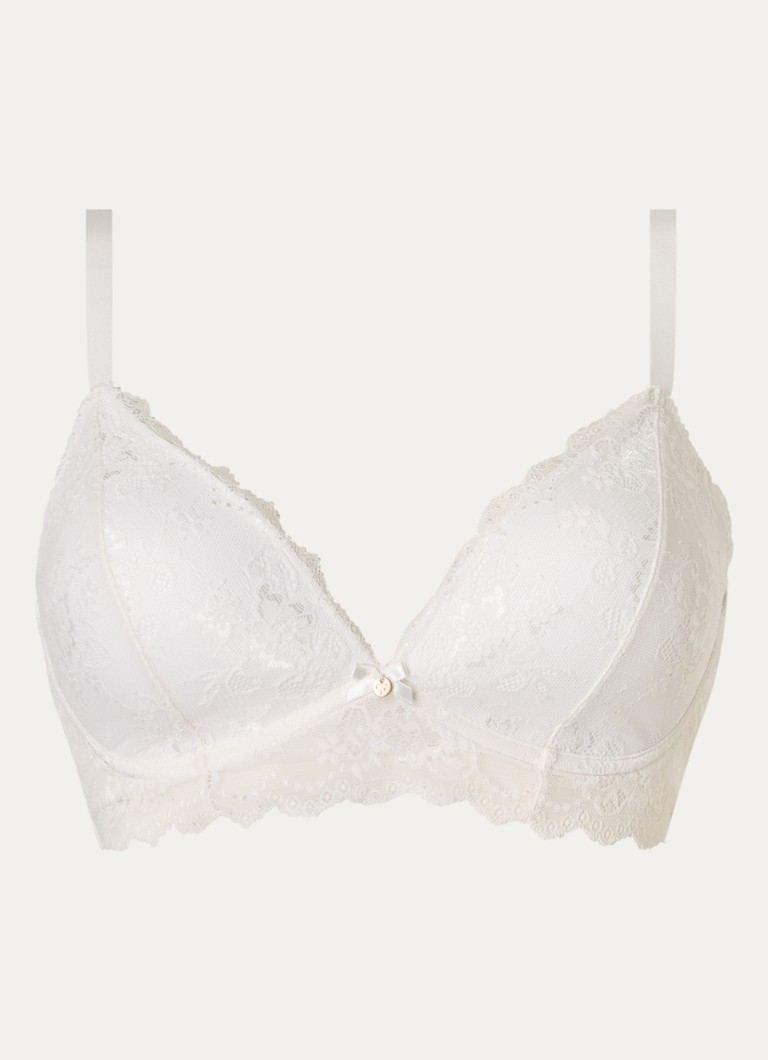 Sam Friday Dames Marley voorgevormde bh van kant in de kleur Gebroken wit, maat: E70