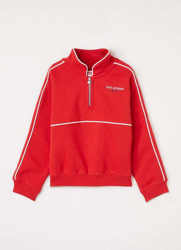 Levi's Meisjes Meet and Greet sweater met logo in de kleur Rood, maat: 14A=164
