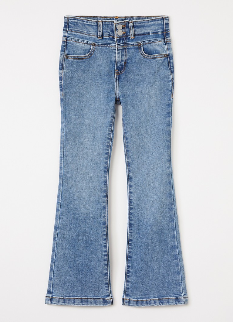 Levi's Meisjes 726 flared jeans met medium wassing in de kleur Indigo, maat: 14A=164