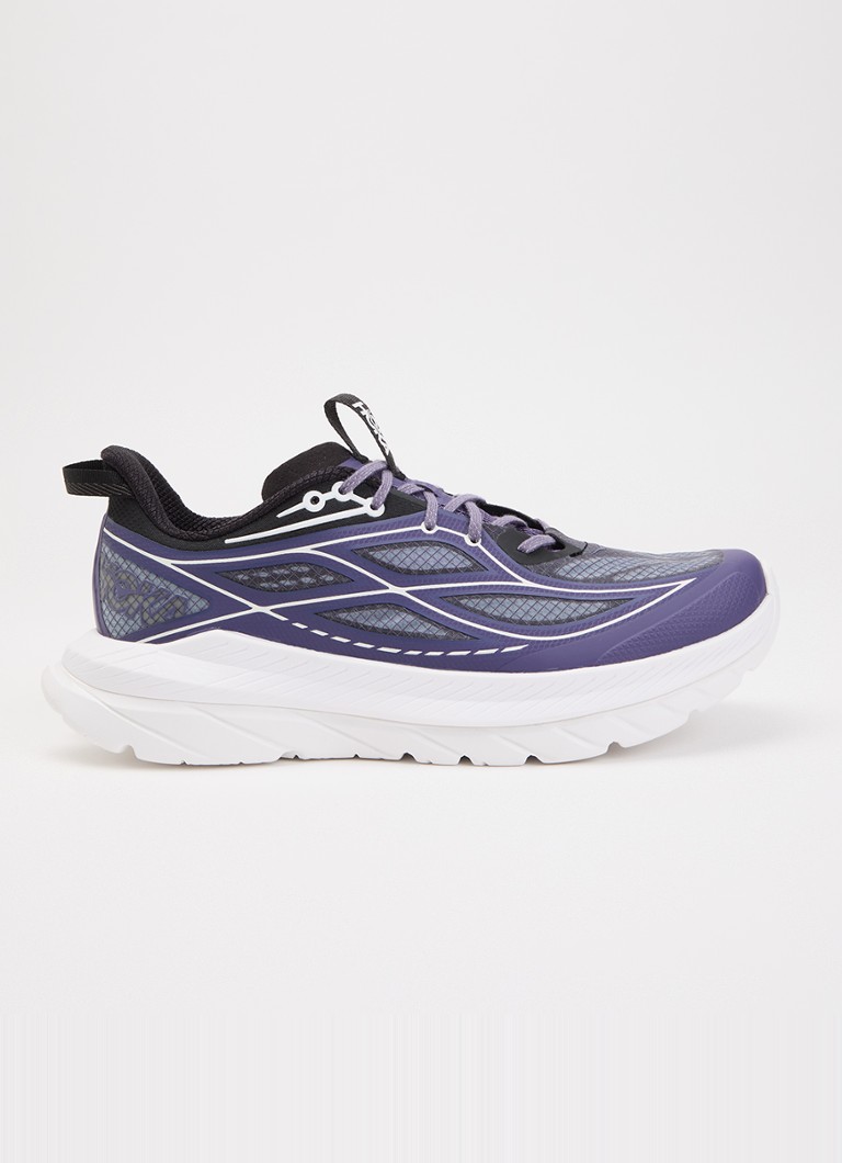 HOKA Dames Mach Remastered sneaker met details van mach in de kleur Paars, maat: 38B