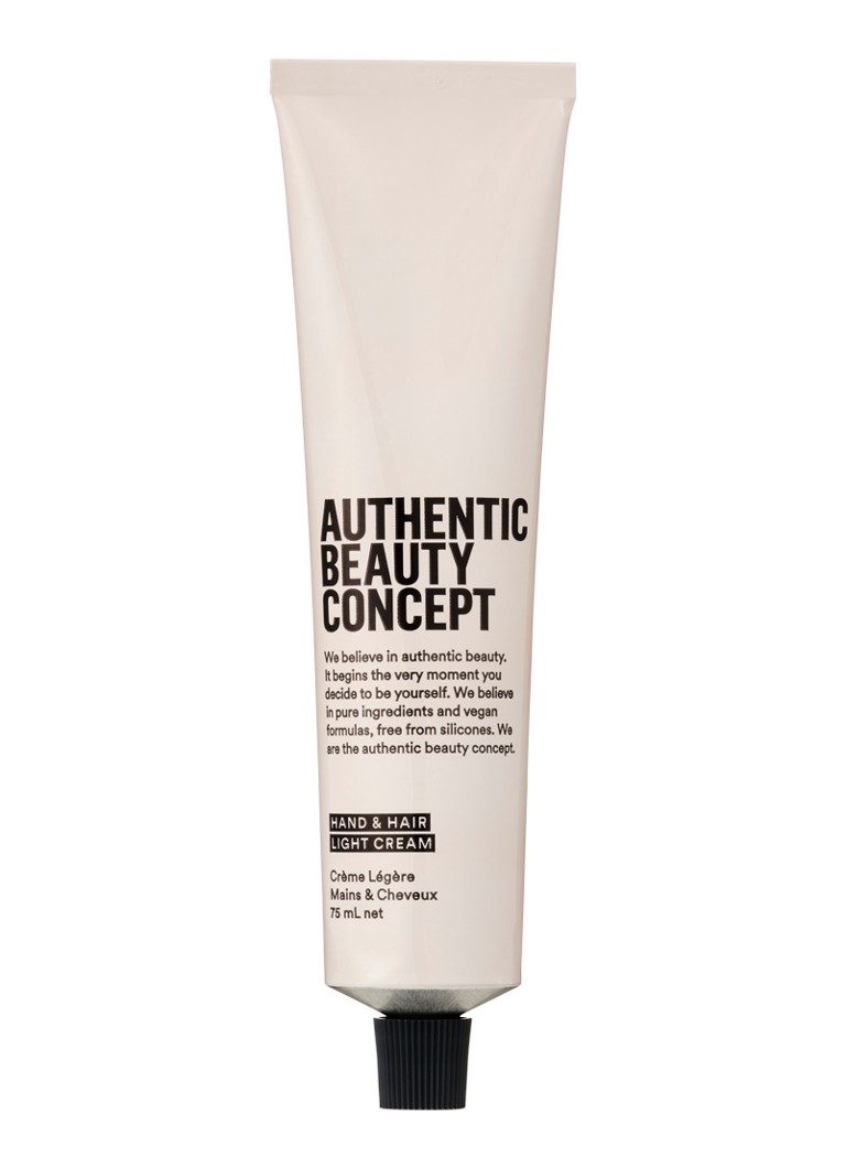 Authentic Beauty Concept Hand & Hair Light Cream - hand- en haarcrème 75ml Verzorging - Deal