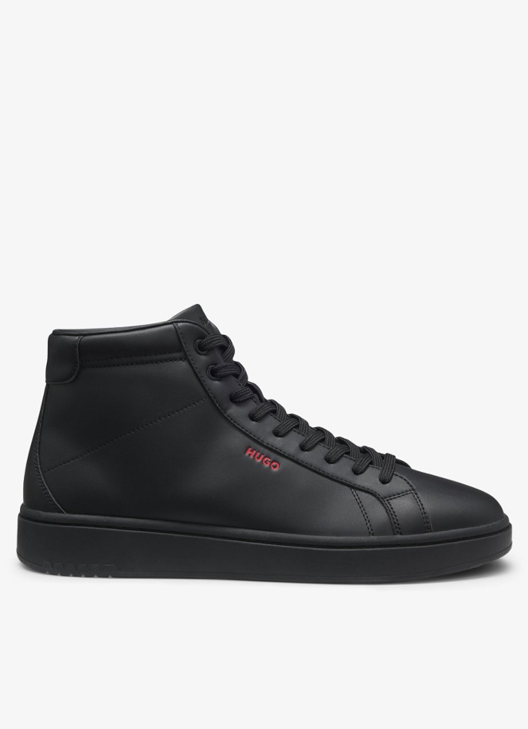 HUGO Heren Sneaker met logo in de kleur Zwart