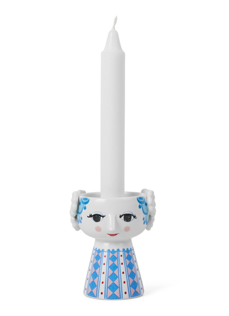 Bjørn Wiinblad Eva kandelaar 9.5 cm Blauw - Deal