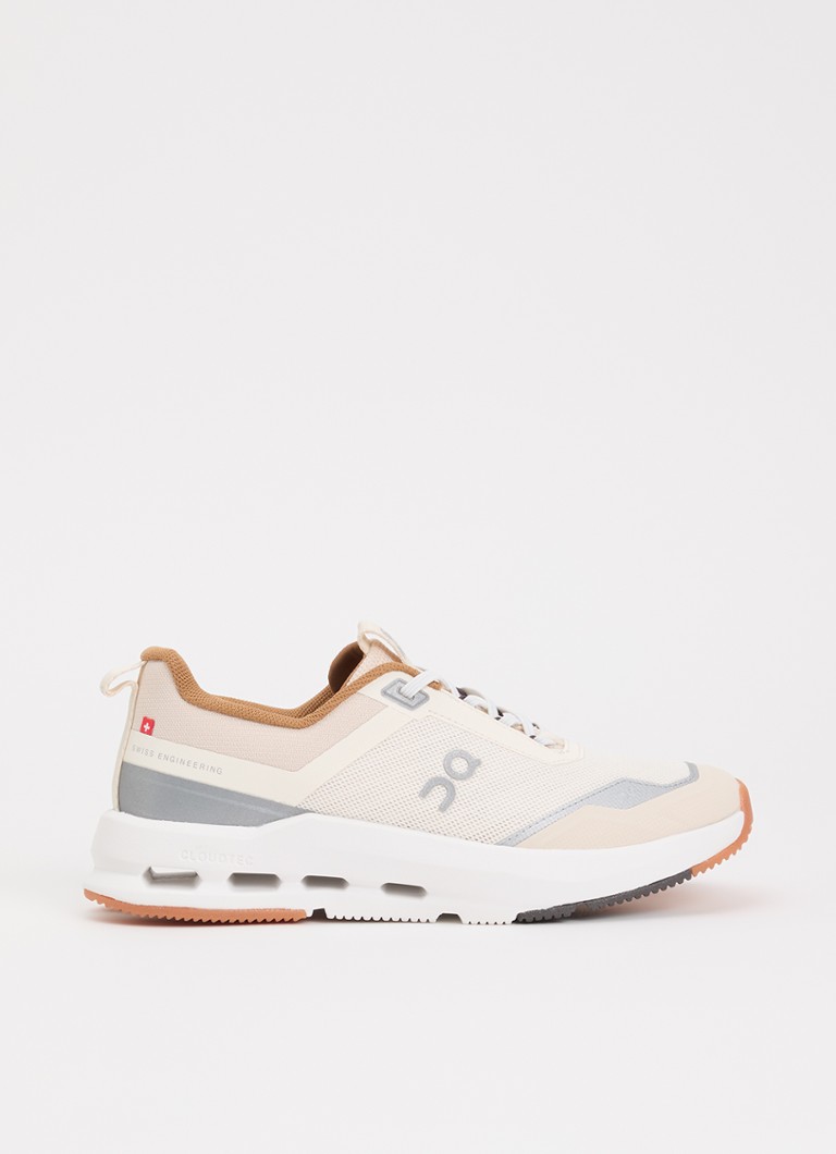 On Cloudnova sneaker van mesh in de kleur Beige, maat: 31.5