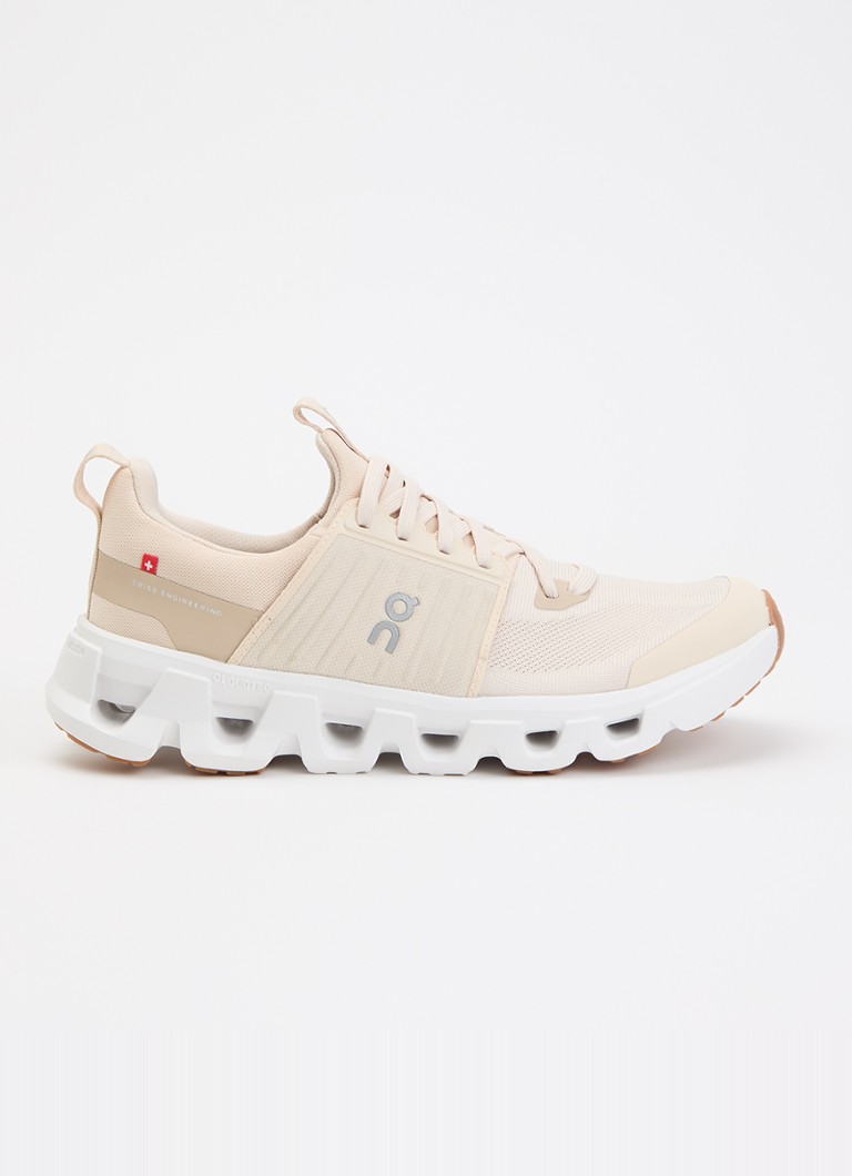 On Meisjes Cloudswift Youth sneaker met details van mesh in de kleur Beige, maat: 38