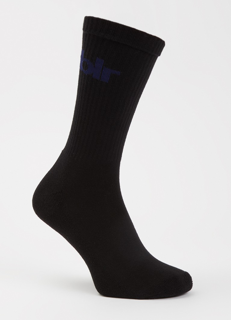 Bellerose Dames Vem sokken in katoenblend met logo in de kleur Zwart