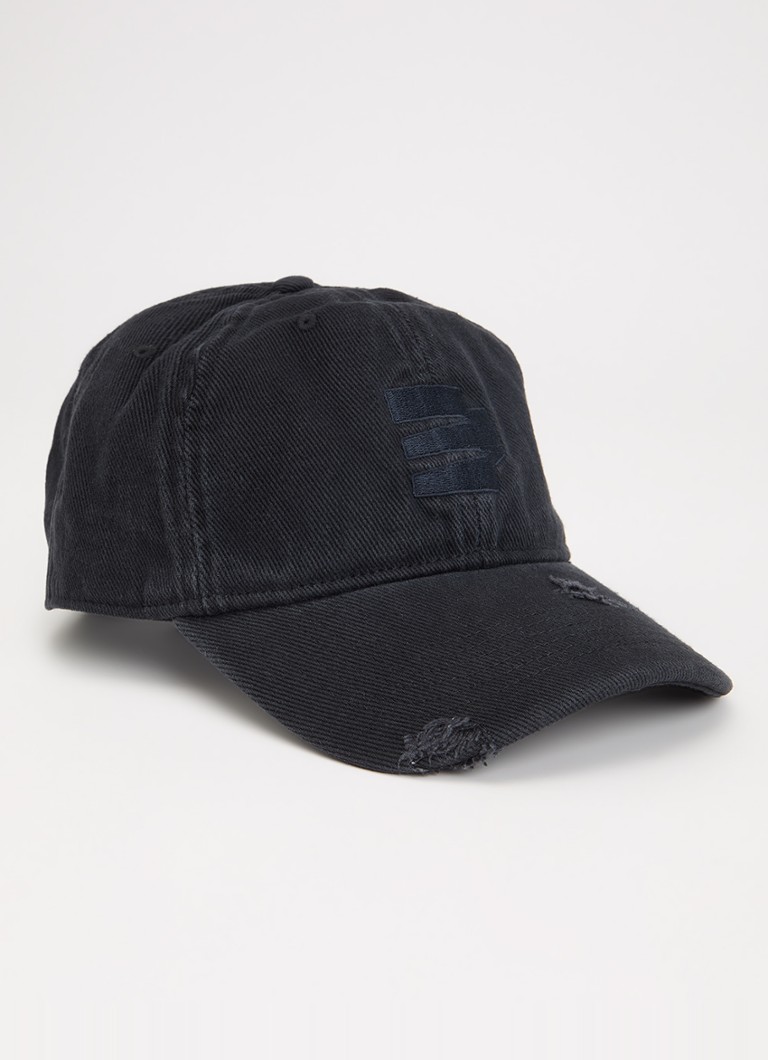 Bellerose Dames Dasket pet met borduring in de kleur Zwart