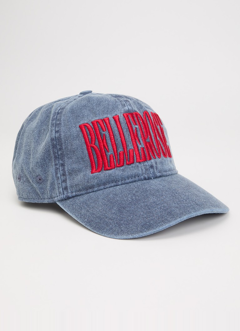 Bellerose Dames Damon pet met logoborduring in de kleur Blauw