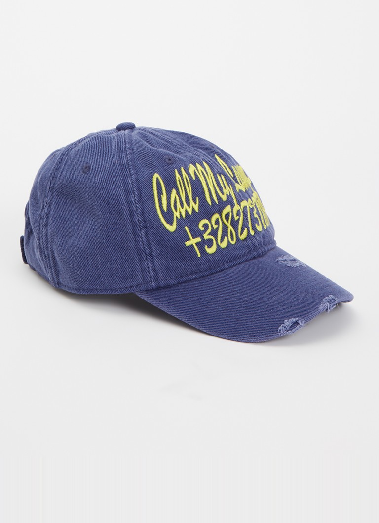 Bellerose Dames Dooba pet met borduring in de kleur Donkerblauw