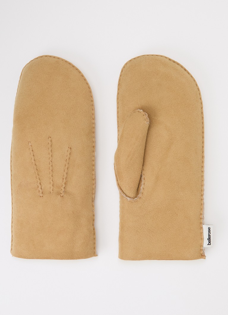 Bellerose Dames Manson wanten van schapenleer in de kleur Camel
