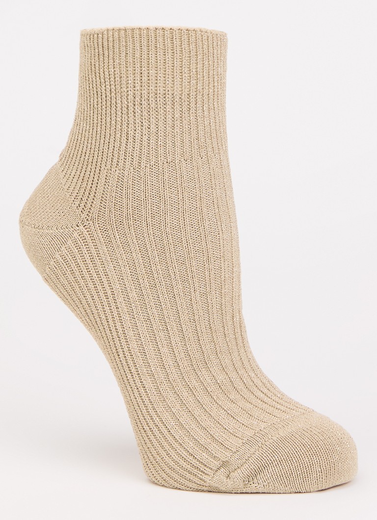 Bellerose Dames Sokken met glitter in de kleur Goud