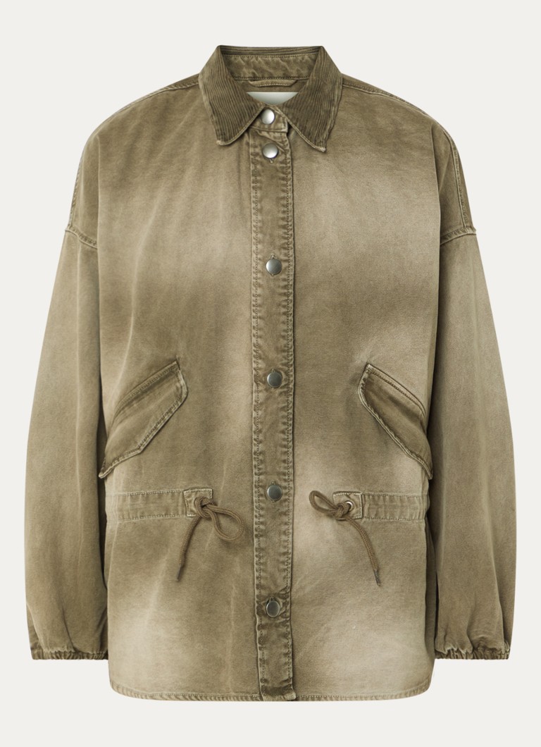 Bellerose Dames Wonder jack met steekzakken in de kleur Khaki