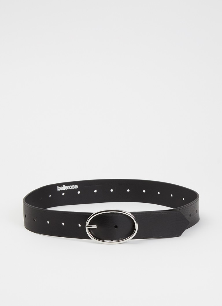 Bellerose Dames Sanel riem van leer in de kleur Zwart