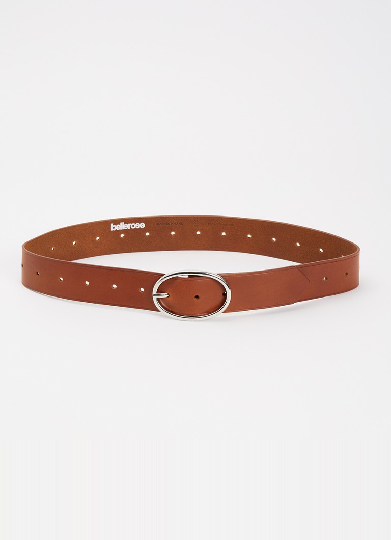 Bellerose Dames Sanel riem van leer in de kleur Cognac