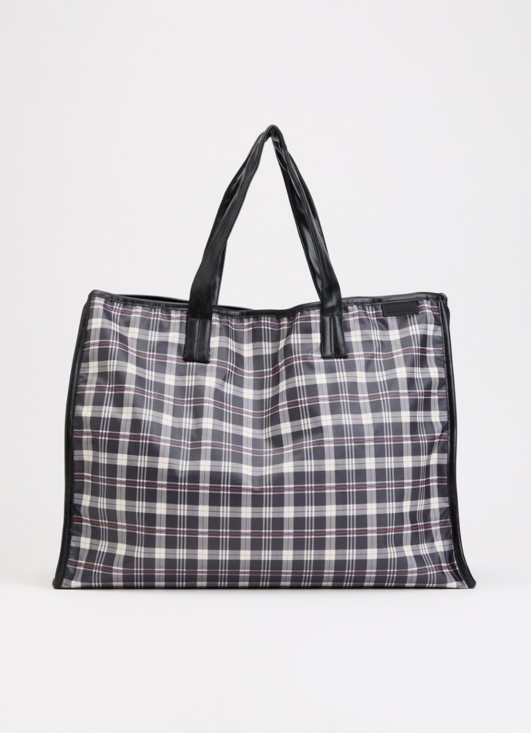 Bellerose Dames Hecky shopper met print in de kleur Donkerblauw