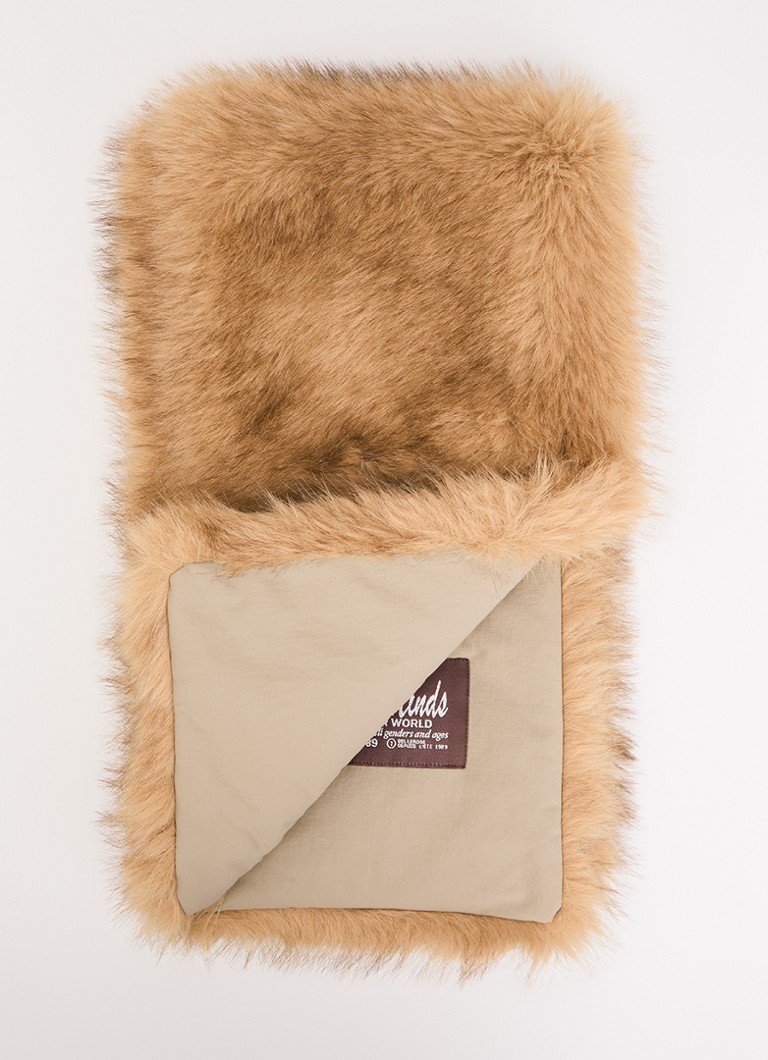 Bellerose Dames Harol sjaal van imitatiebont 170 x 20 cm in de kleur Camel